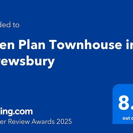 Open Plan Townhouse In Shrewsbury Villa Eksteriør bilde